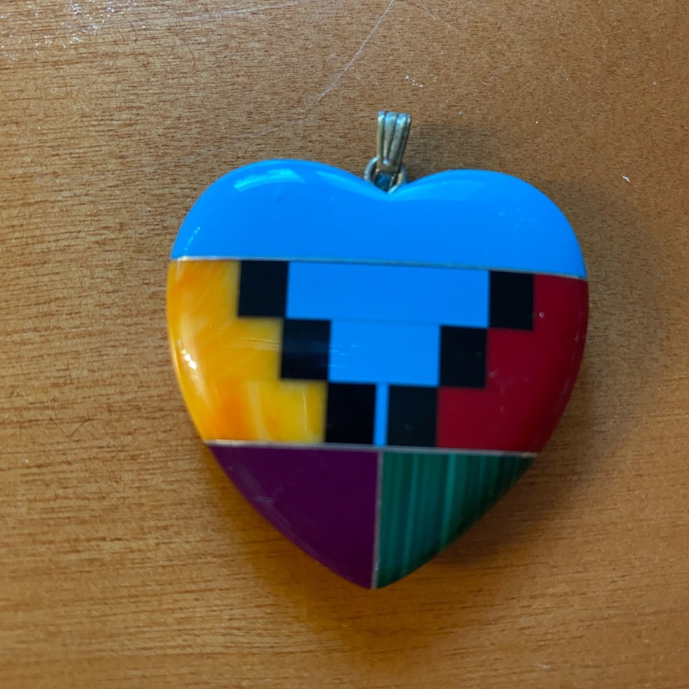 Colorful Heart Pendant